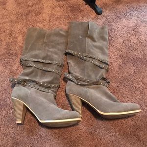 Women’s wide calf knee high boots